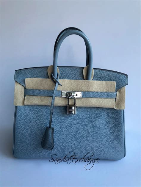 light blue hermes birkin 25 silver|Hermes Birkin 25cm price.